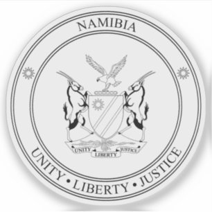 National Siegel der Republik Namibia Aufkleber