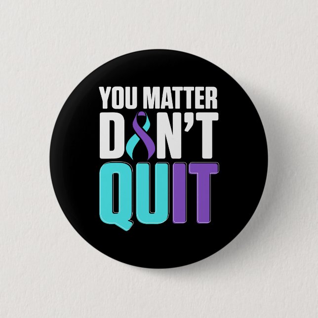 National Suicide Prevention Awareness Month Warrio Button (Vorderseite)