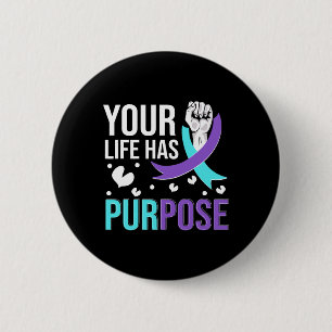 National Suicide Prevention Awareness Month Warrio Button