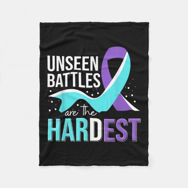 National Suicide Prevention Awareness Month Warrio Fleecedecke (Vorderseite)