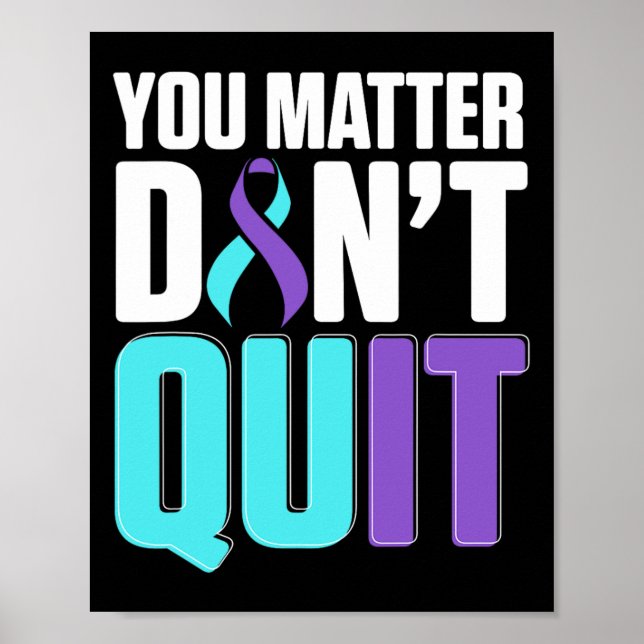 National Suicide Prevention Awareness Month Warrio Poster (Vorne)