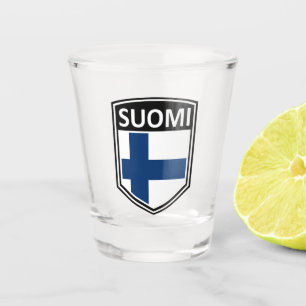 National - Suomi Schnapsglas