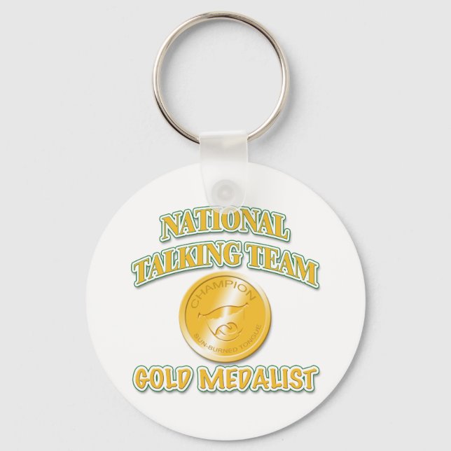 National Talking Team Gold Medalist Schlüsselanhänger (Vorderseite)