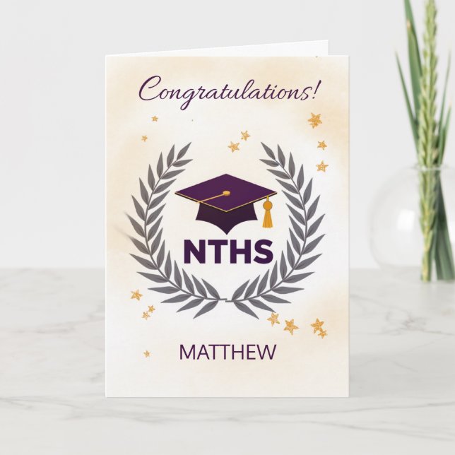 National Technical Honor Society Benutzerdefiniert Karte (Vorderseite)