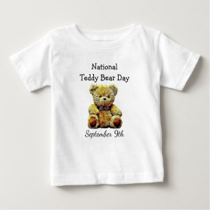 National Teddy Bear Day 9. September Feiertag Baby T-shirt