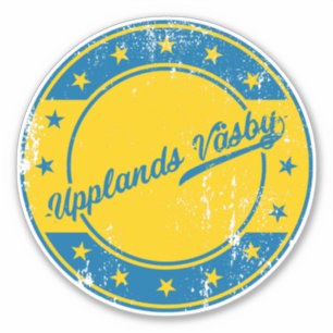 National - Upplands Väsby Sverige Schweden Stick Aufkleber