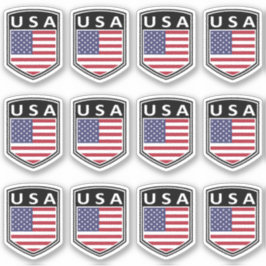 National - USA Aufkleber