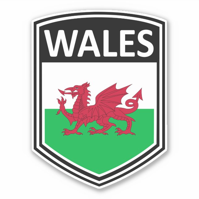 National - Wales Aufkleber (Vorderseite)