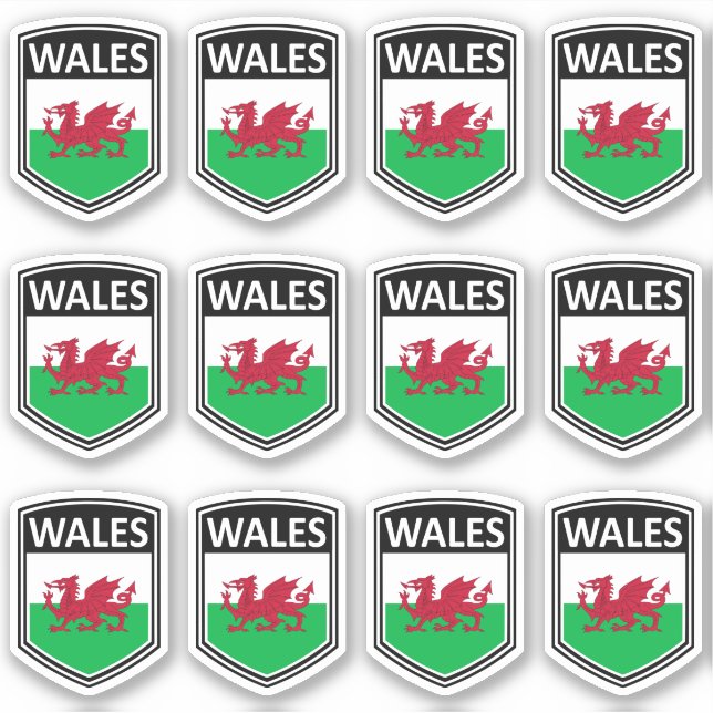 National - Wales Aufkleber (Vorderseite)