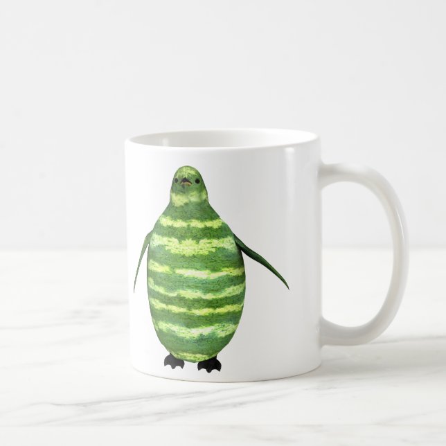 National Watermelon Day Penguin Tasse (Rechts)