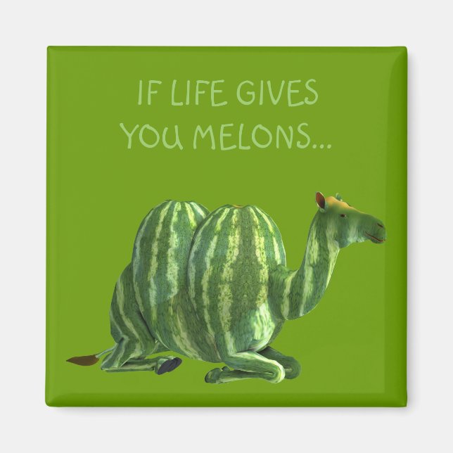 National Watermelone Day Dromedary Magnet (Vorne)