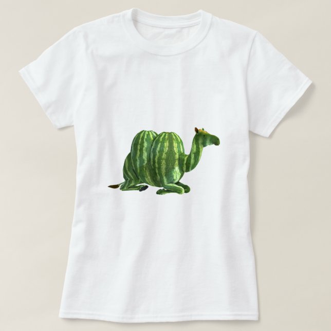 National Watermelone Day Dromedary T-Shirt (Design vorne)