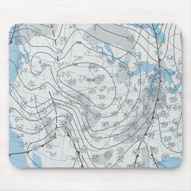 National Weather Map Mousepad (Vorne)