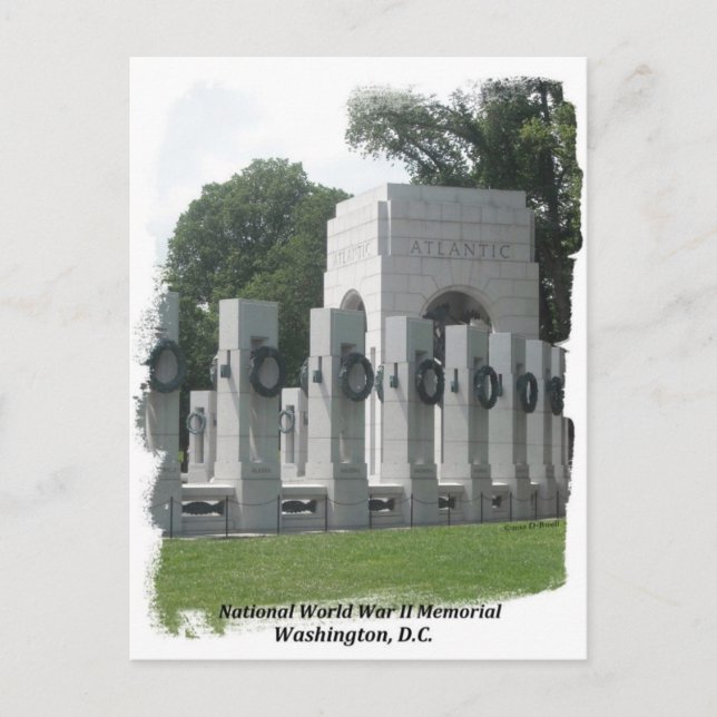 National World War II Postkarte (Vorderseite)
