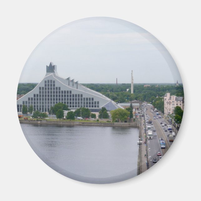 Nationalbibliothek Lettlands, Riga Magnet (Vorne)