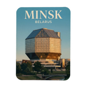 Nationalbibliothek von Belarus Belarus Magnet