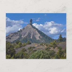 Nationaldenkmal des Chimney Rock, Colorado Postkarte