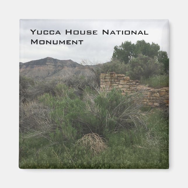 Nationaldenkmal des Yucca House Magnet (Vorne)