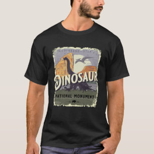 Nationaldenkmal Dinosaur Colorado Urlaub Utah T-Shirt