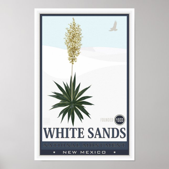 Nationaldenkmal für Weißsand 3 Poster (Vorne)