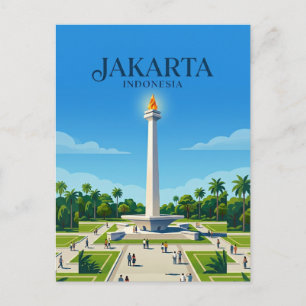 Nationaldenkmal (Monas) Indonesien Postkarte
