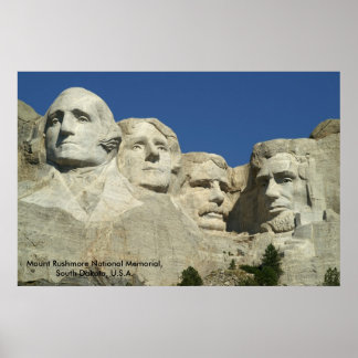 Nationaldenkmal Mount Rushmore Poster