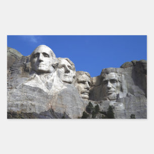 Nationaldenkmal Mount Rushmore Rechteckiger Aufkleber