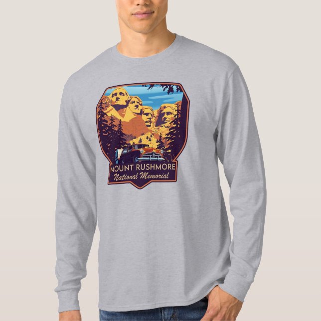 Nationaldenkmal Mount Rushmore T-Shirt (Vorderseite)
