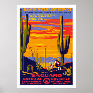 Nationaldenkmal Saguaro Poster