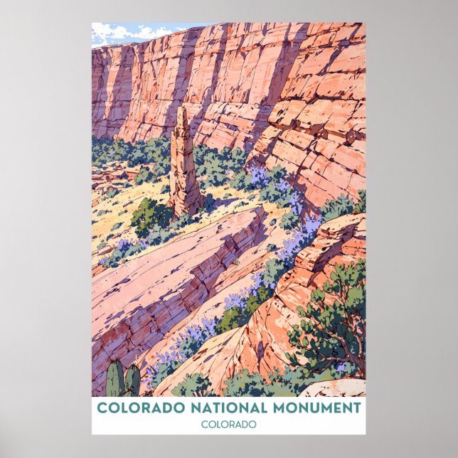 Nationaldenkmal von Colorado Poster (Vorne)