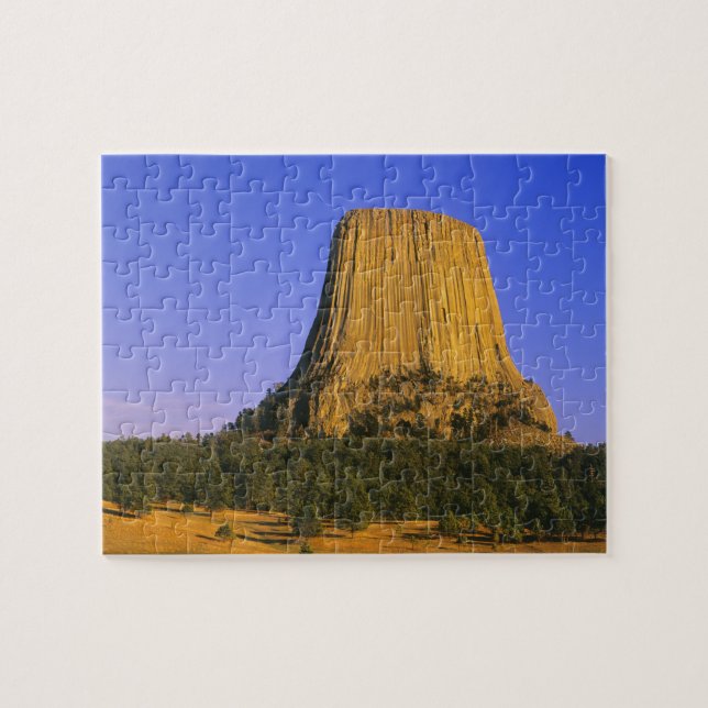 Nationaldenkmal von Devils Tower in Wyoming Puzzle (Horizontal)