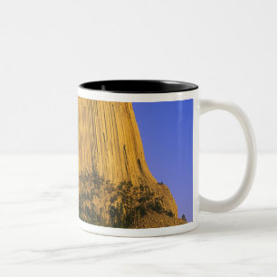 Nationaldenkmal von Devils Tower in Wyoming Zweifarbige Tasse