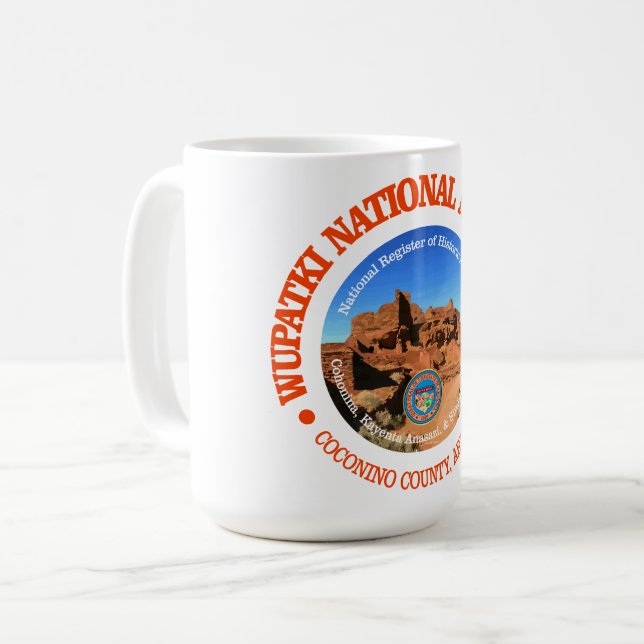 Nationaldenkmal Wupatki Kaffeetasse (Vorderseite Links)