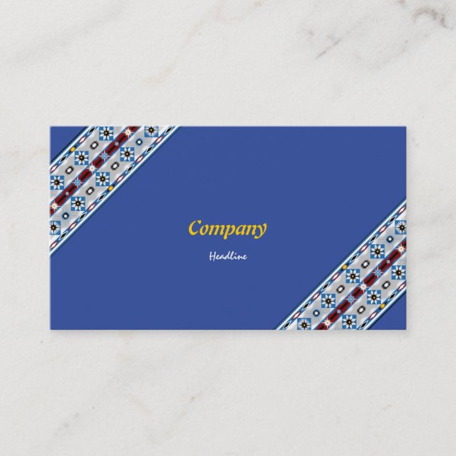 Nationale amerikanische Sioux Business Card Visitenkarte (Vorderseite)