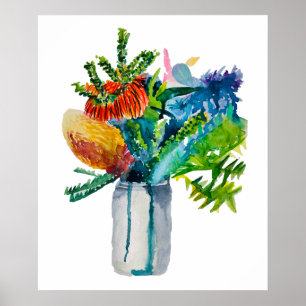 Nationale australische Blume Poster