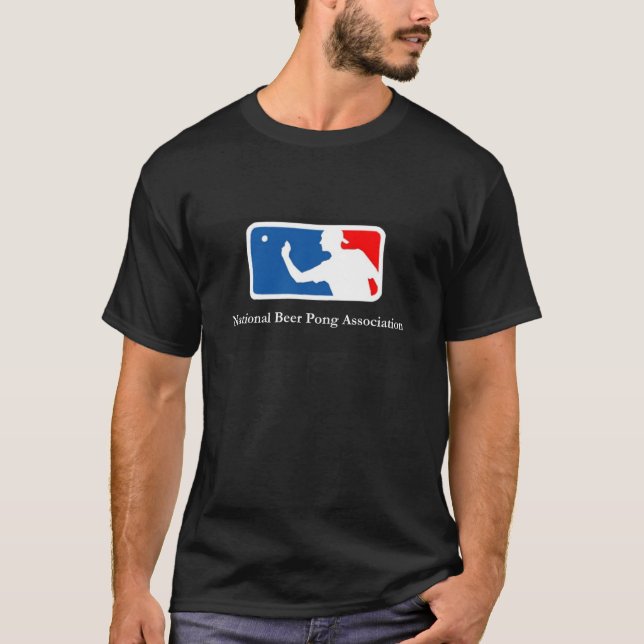 Nationale Bier Pong Vereinigung T-Shirt (Vorderseite)