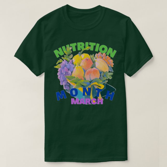 NATIONALE ERNÄHRUNGSMONAT 12 T-Shirt (Design vorne)