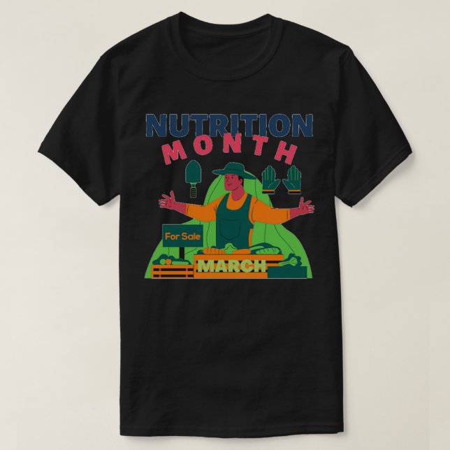 NATIONALE ERNÄHRUNGSMONAT 9 T-Shirt (Design vorne)
