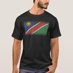 Nationale Fahne Namibia-Souvenir für Männer - Frau T-Shirt