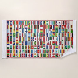 NATIONALE FLAGEN STRANDTUCH