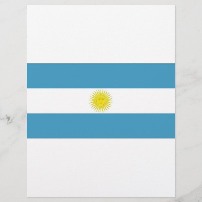 Nationale Flagge Argentiniens (Vorderseite)