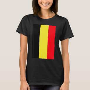 Nationale Flagge Belgiens T-Shirt