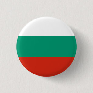 Nationale Flagge Bulgariens Button
