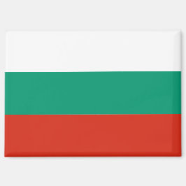 Nationale Flagge Bulgariens Rektangle-Magnet Magnet