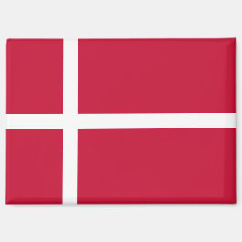 Nationale Flagge Dänemarks Rektangle-Magnet Magnet