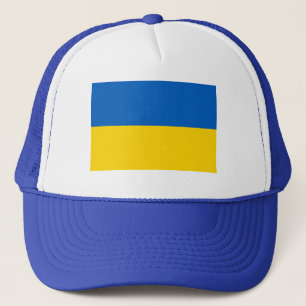 Nationale Flagge der BLAUE Ukraine Truckerkappe