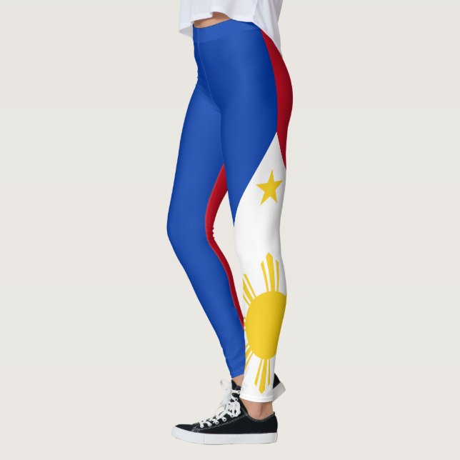 Nationale Flagge der Philippinen Leggings (Links)