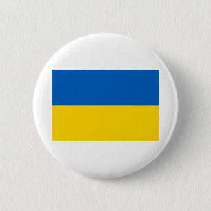 Nationale Flagge der Ukraine / к а їра Button