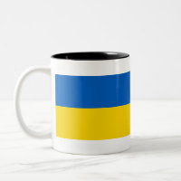 Nationale Flagge der Ukraine / к а їра