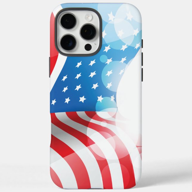 Nationale Flagge der Vereinigten Staaten Case-Mate iPhone Hülle (Rückseite)